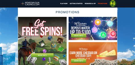Mohegan Sun Casino Promo Code: Get $1,000 welcome package.